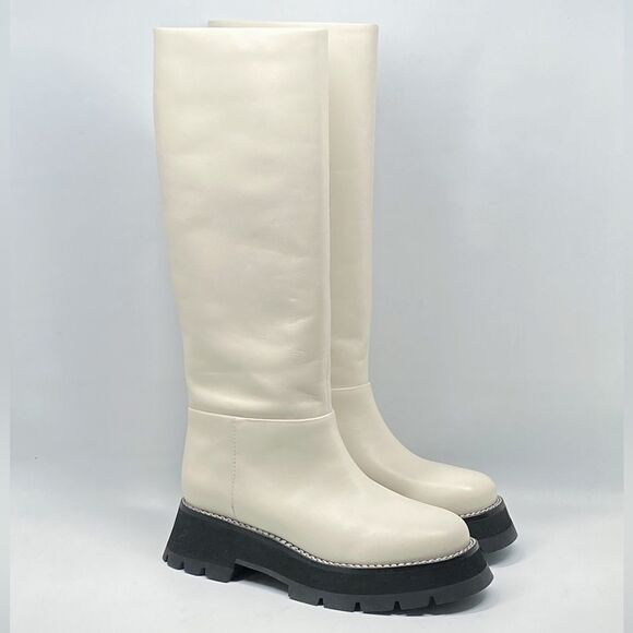 3.1 PHILLIP LIM Kate Lug-Sole Tube Boots size 38 - Picture 8 of 14